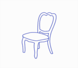 Стул с мягкой спинкой