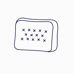 Съемная кожаная подушка