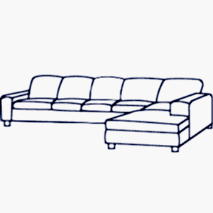 Диван угловой 5 посадочных + угол