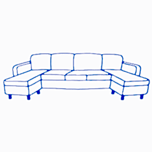 Диван П-образный