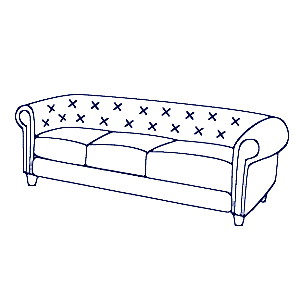 Кожаный диван